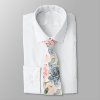 PixDezines H2 Blumen Schieferblaue Rosen mit rosaf Krawatte