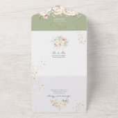 PixDezines H2 Blush Alabaster Creme Rose All In One Einladung (Außenbereich)