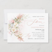 PixDezines H2 Blush Alabaster Rose Brautparty Save The Date (Vorderseite)
