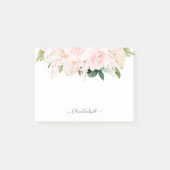 PixDezines H2 Blush Anthuriums Rose Peonies Post-it Klebezettel (Vorderseite)