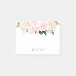PixDezines H2 Blush Anthuriums Rose Peonies Post-it Klebezettel