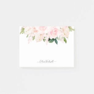 PixDezines H2 Blush Anthuriums Rose Peonies Post-it Klebezettel