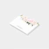 PixDezines H2 Blush Anthuriums Rose Peonies Post-it Klebezettel (angewinkelt)