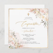 PixDezines H2 Blush Cream Rose Bestätigung Einladung (Vorne/Hinten)