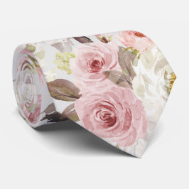 PixDezines H2 Blush Dusty Pink Roses DIY Bckgrnd Krawatte