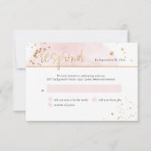 PixDezines H2 Blush Pink Gold Bat Mitzvah UAWG Inv Einladung (Rückseite)