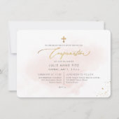 PixDezines H2 Blush Pink Waschbestätigung Einladung (Vorderseite)