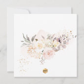 PixDezines H2 Blush Rose Erste Heilige Kommune Einladung (Rückseite)