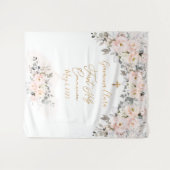 PixDezines H2 Blush Rose Erste Heilige Kommune Wandteppich (Vorderseite (Horizontal))