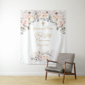 PixDezines H2 Blush Rose Erste Heilige Kommune Wandteppich (Beispiel)