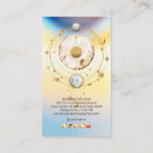 PixDezines H2 Celestial Healing Hands Visitenkarte (Rückseite)