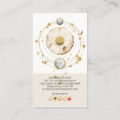 PixDezines H2 Celestial Healing Hands Visitenkarte (Rückseite)