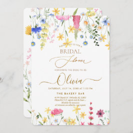 PixDezines H2 Delikate Wilde Blume Brautparty Einladung