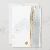 PixDezines H2 Dusty Blue First Heilige Kommunion Einladung (Rückseite)