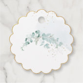 PixDezines H2 Dusty Blue Gum Eukalyptus Taufe Geschenkanhänger (Rückseite)