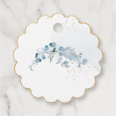 PixDezines H2 Dusty Blue Gum Eukalyptus Taufe Geschenkanhänger (Rückseite)