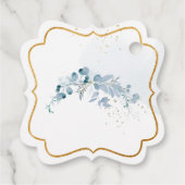 PixDezines H2 Dusty Blue Gum Eukalyptus Taufe Geschenkanhänger (Rückseite)