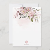 PixDezines H2 Dusty Rose Brautparty Save The Date (Rückseite)