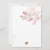 PixDezines H2 Eucalyptus Bautizo Einladung (Rückseite)