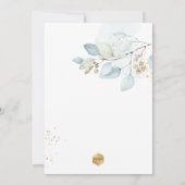 PixDezines H2 Eucalyptus Bautizo Einladung (Rückseite)