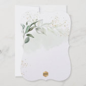 PixDezines H2 Eukalyptus Taufe Einladung (Rückseite)