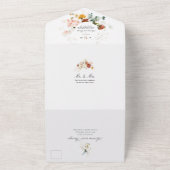 PixDezines H2 Fall Garden Blume All In One Einladung (Außenbereich)