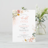 PixDezines H2 Fall Garden Blume Brautparty Save The Date (Stehend Vorderseite)