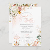 PixDezines H2 Fall Garden Blume Bubbly Save The Date (Vorne/Hinten)