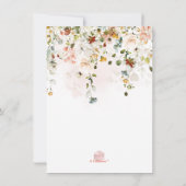 PixDezines H2 Fall Garden Blume Bubbly Save The Date (Rückseite)