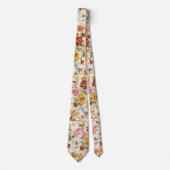 PixDezines H2 Fall Garden Blume Neck Tie Krawatte (Vorderseite)