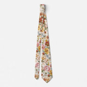 PixDezines H2 Fall Garden Blume Neck Tie Krawatte (Rückseite)