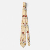 PixDezines H2 Fall Garden Blume Neck Tie Krawatte (Vorderseite)