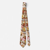 PixDezines H2 Fall Garden Blume Neck Tie Krawatte (Vorderseite)