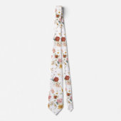 PixDezines H2 Fall Garden Blume Neck Tie Krawatte (Vorderseite)