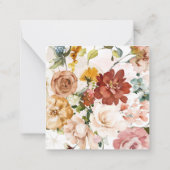 PixDezines H2 Fall Garden Blume Vielen Dank Mitteilungskarte (Rückseite)