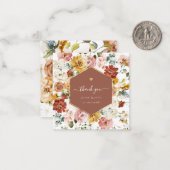 PixDezines H2 Fall Garden Blume Vielen Dank Mitteilungskarte (Vorderseite/Rückseite Beispiel)