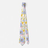 PixDezines H2 Frühlingsblumen Gelbe Rosen Krawatte (Vorderseite)