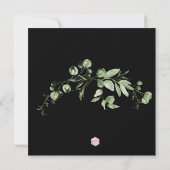 PixDezines H2 Grüne Eukalyptus Save the Date (Rückseite)