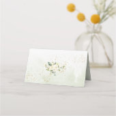 PixDezines H2 Hydrangeas Alabaster-Rose Platzkarte (Rückseite)