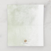 PixDezines H2 Hydrangeas Alabaster-Rose Platzkarte (Innenseite Aufgefaltet)