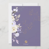 PixDezines H2 Hydrangeas Creme Rose Taufe Einladung (Rückseite)