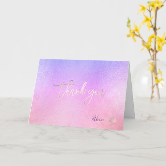 PixDezines H2 Lila Agate Mitzvah ✡ Danke Auto Karte (Gelbe Blume)