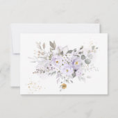 PixDezines H2 Lila Rose Kommunion Vielen Dank Einladung (Rückseite)