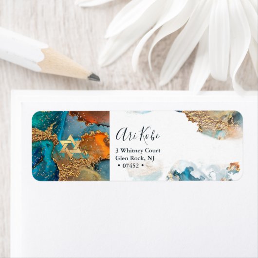 PixDezines H2 Moderner Abstrakter Goldakzent (Insitu)