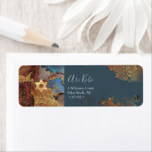 PixDezines H2 Modernes Abstraktes Gold-Akzent-Labe (Insitu)