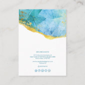 PixDezines H2 Quarz Visitenkarte (Rückseite)