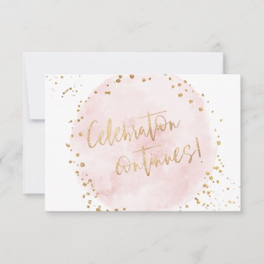 PixDezines H2 Rosa Baumwolle Bat Mitzvah Empfang Einladung (Vorderseite)