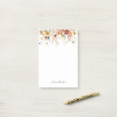 PixDezines H2 Rustic Fall Garden Blume Post-it Klebezettel (Auf Schreibtisch)