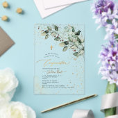 PixDezines H2 Rustic Gum Eucalyptus Confirmation Acryleinladungen (In Situ (Hochzeit))