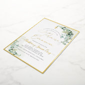 PixDezines H2 Rustikale Eukalyptus Primera Kommuni Folieneinladung (Gedreht)